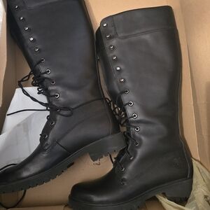 Timberland Women's Black Knee-High Boots